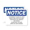 Signmission Customers Please Fill Your Water Tank After, 7 in W x Rectangle, Vinyl Decal OS-2PACK-NS-D-57-L-10885 - alternate 1